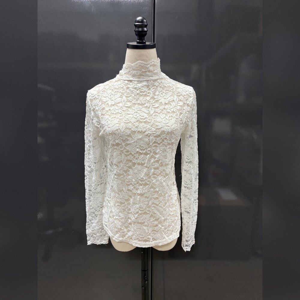 Floral Mesh Top - Picture 3 of 4
